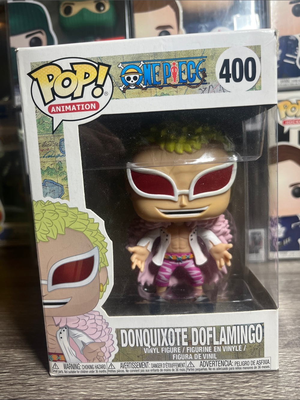 Funko One Piece Donquixote Doflamingo Vinyl Figure - Pink, White, Red